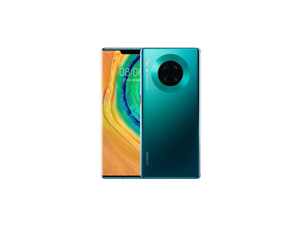 Huawei Mate 30 Pro 5G LTE Google Play Support 6.53\" 256GB 8GB RAM Unlocked - Chinese Version, No Warranty (Emerald Green)