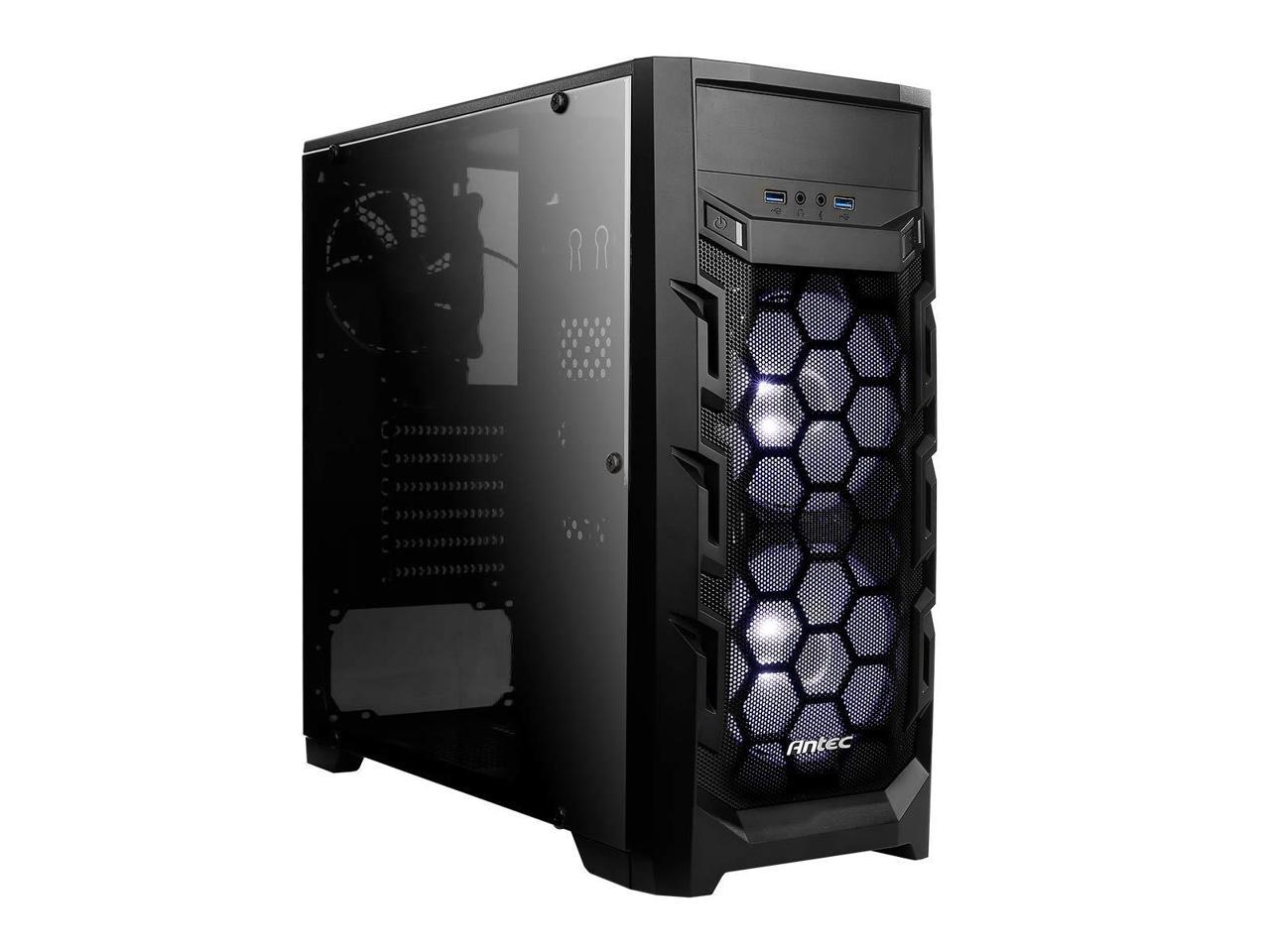 Adamant Custom 6-Core Gaming Desktop Computer PC AMD Ryzen 5 3600X 3.8Ghz X570 16Gb DDR4 RAM 4TB HDD 512Gb NVMe SSD 550W WiFi Bluetooth Nvidia Geforce RTX 2060 6Gb SUPER