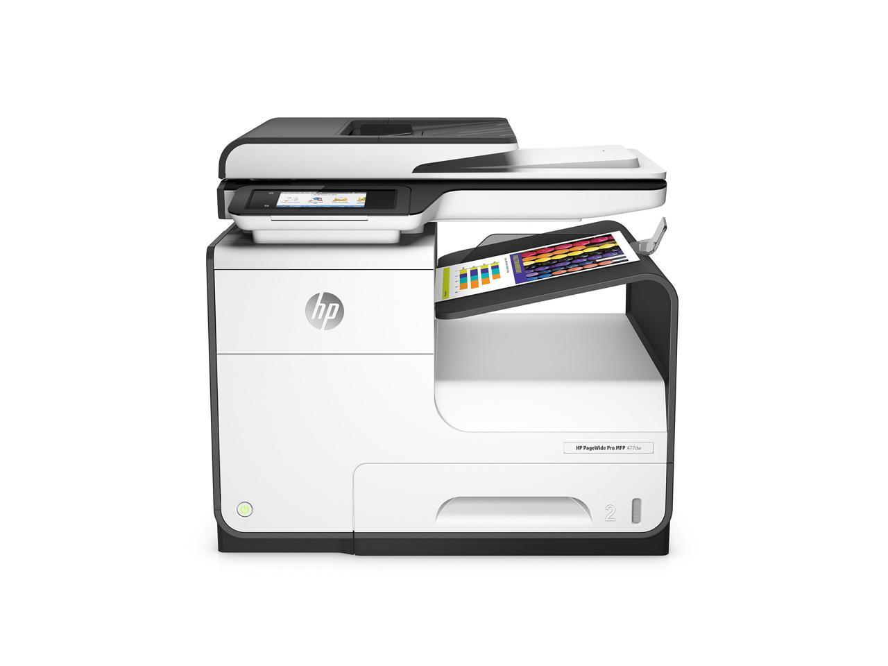 HP PageWide Pro 477dw Color Multifunction Business Printer with Wireless & Duplex Printing (D3Q20A)