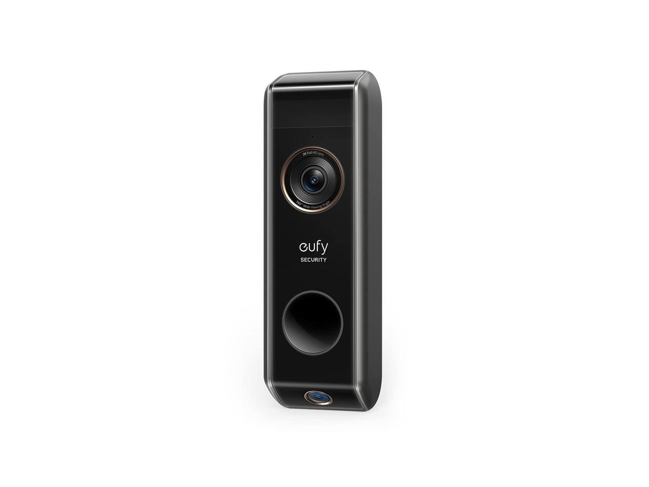 eufy Security Video Doorbell Dual Camera (Battery-Powered) Add-on, Dual Motion Detection, Package Detection, 2K HD, Family Recognition, No Monthly Fee (Renewed) (Refreshed)