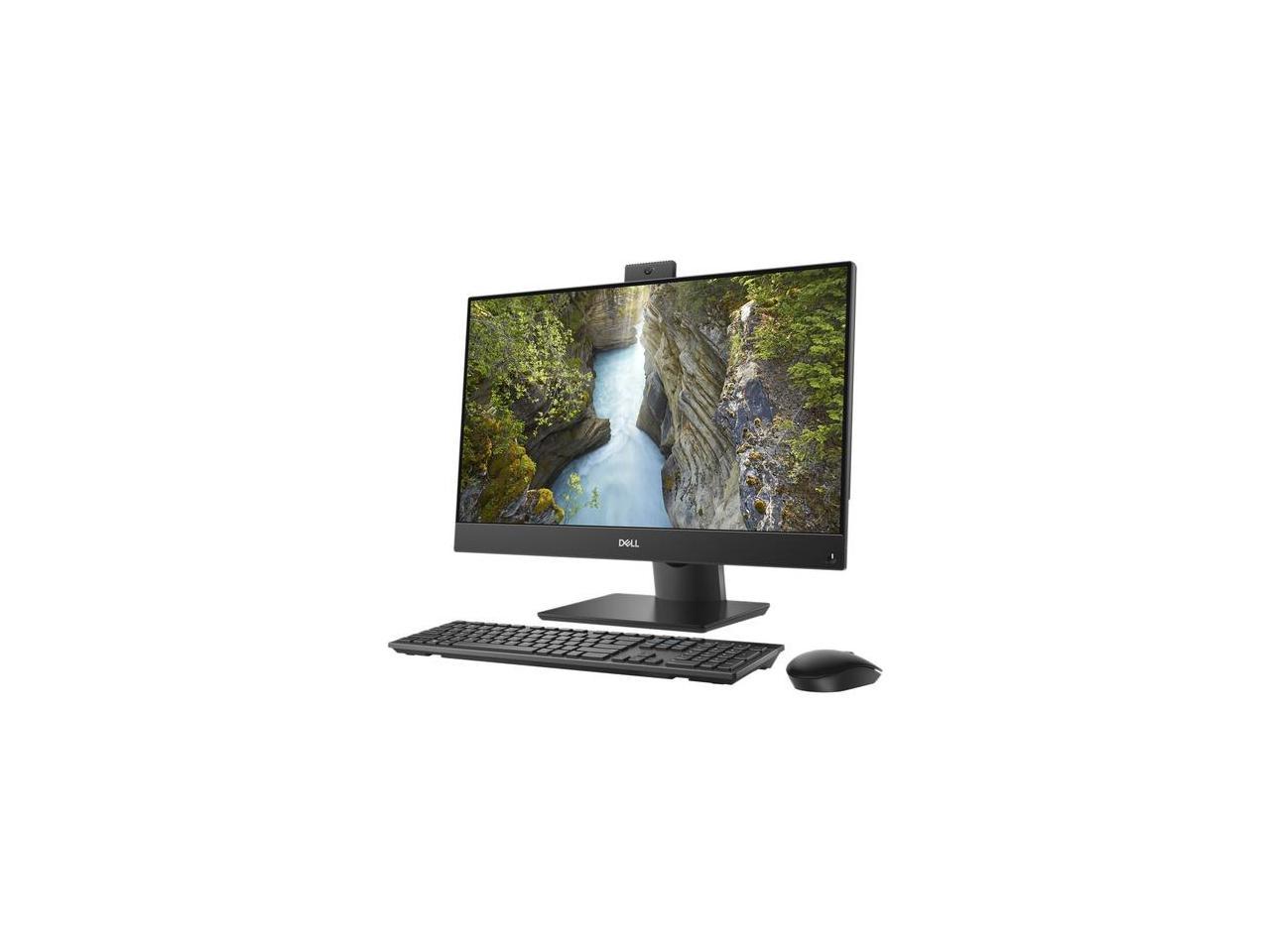 Dell OptiPlex 7470 (9GVC7) - All-in-One Desktop PC - Intel Core i5-9500 (6-Core 3.0 GHz), Intel UHD Graphics 630, 8 GB DDR4, 256 GB SSD, Intel Q370, 23.8\" IPS LED, Windows 10 Pro 64-bit