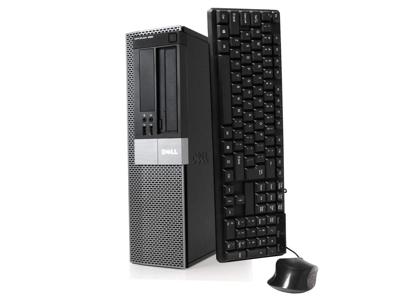 Dell OptiPlex 980 Desktop Computer PC, 3.20 GHz Intel i5 Dual Core Gen 1, 16GB DDR3 RAM, 500GB Hard Disk Drive (HDD) SATA Hard Drive, Windows 10 Professional 64bit