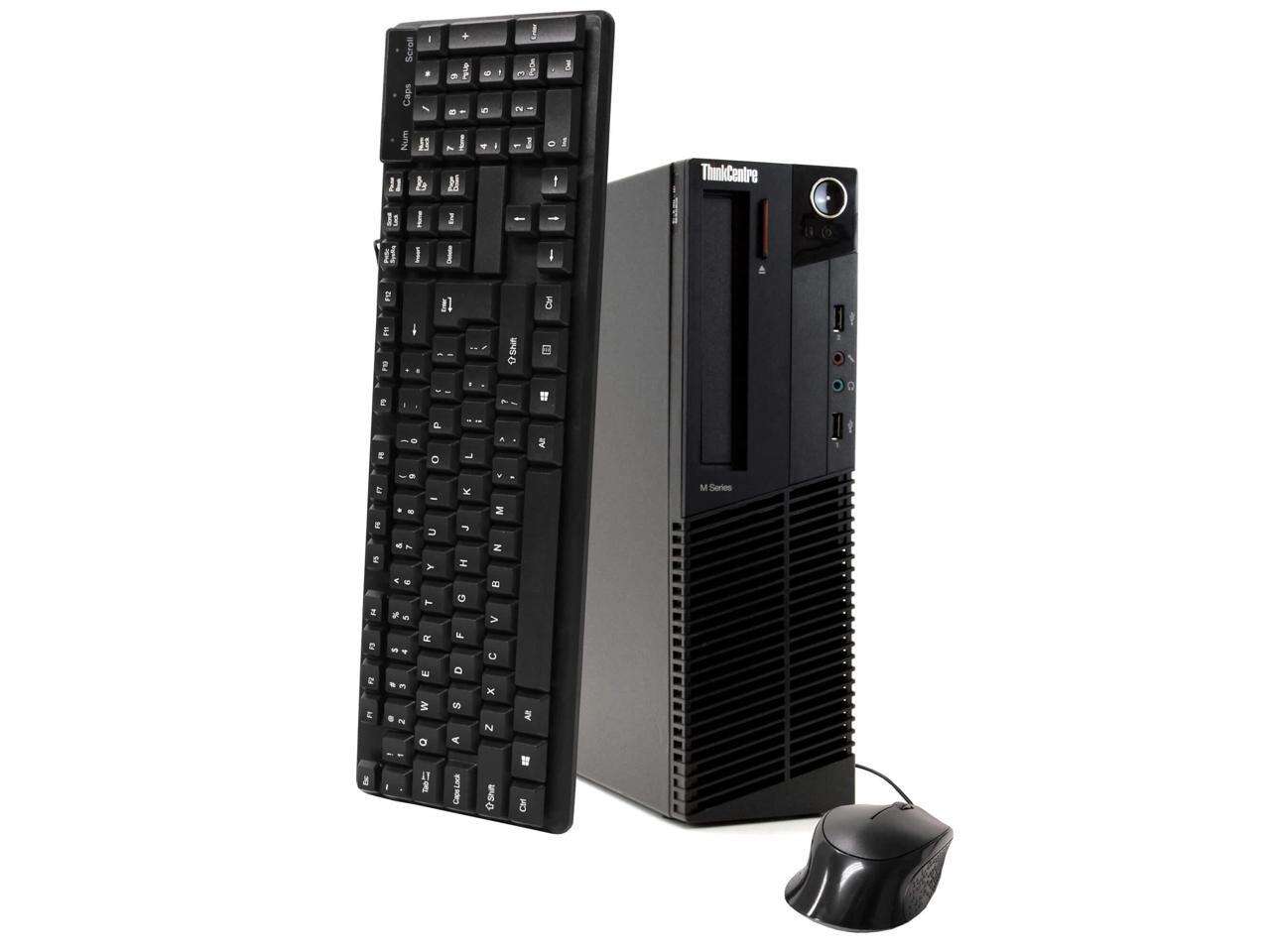 Lenovo ThinkCentre M91 Desktop Computer PC, 3.30 GHz Intel i7 Quad Core Gen 2, 16GB DDR3 RAM, 500GB Hard Disk Drive (HDD) SATA Hard Drive, Windows 10 Home 64bit