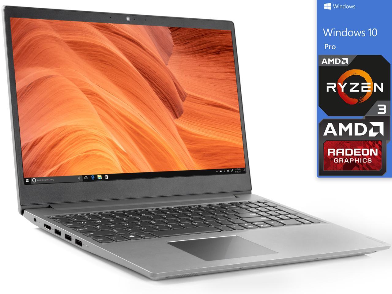 Lenovo IdeaPad S145 Notebook, 15.6\" HD Display, AMD Ryzen 3 3200U Upto 3.5GHz, 8GB RAM, 512GB NVMe SSD + 1TB HDD, Vega 3, HDMI, Card Reader, Wi-Fi, Bluetooth, Windows 10 Pro