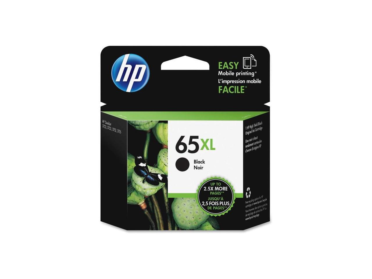 HP 65XL High Yield Ink Cartridge - Black